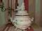 Gołąb piękna waza, włoska ceramika florencka kuchn