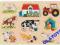 Puzzle wtykowe GOSPODARSTWO  *GOKI*