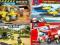 DUŻE TANIE KLOCKI -WZORY pojazdy+figurki do206elem