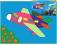 Wyprzedaż!  Puzzle edukacyjne drewniane- samolot !