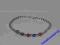 bransoleta srebro koraliki 925 ręcznie wykonana
