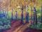 B.P.-Art -JESIEŃ W LESIE-GRUBA FAKTURA- 40X60