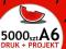 ULOTKA A6 5000 szt 24h TANIO I PROFESJONALNIE !