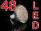 ŻARÓWKA MR16 48 LED CIEPŁA ŻARÓWKI 80 60 24 21 20