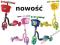 4 kolory DZIECIĘCA MARKOWA HULAJNOGA TRÓJKOŁOWA