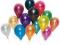 Balony 30cm 25 szt Balon mix Metalic Metaliczne