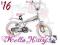 SUPER rower HELLO KITTY SREBRNY 16" wawa
