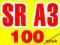 100 PLAKATÓW SR A3 32X45 CM FULL KOLOR KREDA 130g