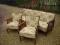 Fotele plus sofa rozkładana Chippendale