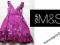 MARKS&SPENCER Piękna sukienka fioletowa 146