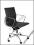 KRZESŁO insp. EAMES ALUMINIUM CHAIR, SKÓRA, NISKI