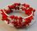 wirginia141* koral czerwony *bransoletka ETNO