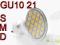 ŻARÓWKA GU10 21 LED SMD  ŻARÓWKI 80 60 48 24