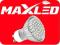 ! ŻARÓWKA GU10 48 LED 230V + GRATIS WTYK
