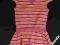 CHEROKEE sukieneczka w kolorowe paseczki 116 cm