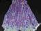 F&F fioletowa sukienka kolorowe kwiaty 146 cm