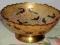 PATERA MOSIĘZNA RYTOWANA I MALOWANA RĘCZNIE.