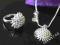 ~~~ ŚLICZNY SREBRNY KOMPLET ~~~ Sterling Silver