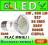 ŻARÓWKA E27 LED 38 SMD HALOGEN CIEPŁA 300lm 2W K46