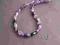 SOWIKOJ naszyjnik kamień naturalny FLUORYT ametyst