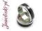 Sygnet obrączka czarny polerowany perłowy R18 j86