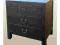 Czarna komoda, szafka