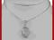 SREBRNY ŁAŃCUSZEK+ZAWIESZKA SERCE NA PREZENT!