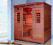 Sauna INFRARED T4 PROM.WEGLOWE 4-osobowa 175X135
