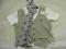 F&F krawat kamizelka koszulka bawełna 3-4L*104