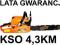 PIŁA PILARKA SPALINOWA KSO 4,3KM 40CM 2LATA GW HIT