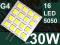 G4 16 LED SMD 5050 jak30W 300Lm INNA NIŻ POZOSTAŁE