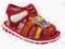 Czerwone sandałki ze słonikiem, rozm. 23 (EUR524)