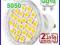 MOCNA ŻARÓWKA LED GU10 24 SMD 5050 380LM 4,5W=50W