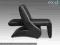 Leżanka Relaxi Black Szezlong nowoczesne MODO