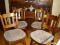 Komplet czterech krzeseł dębowych!!!