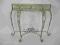 KONSOLA  ZIELONA, STOLIK - METALOPLASTYKA