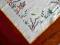OBRUSIK  r.65x60 cm  HAFT RĘCZNY ŚLICZNY
