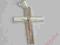 Awgold - srebrny   krzyżyk