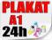 Plakat A1 Poster Wysoka jakość 24h A1 720dpi