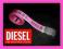 _____ DIESEL ____ ŚLICZNY RÓŻOWY PASEK PARCIANY
