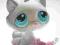 LITTLEST PET SHOP Hasbro kotek + akcesoria