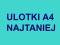 ULOTKI NAJTANIEJ A4 5000szt SUPER EXPRESS 1-2DNI