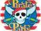 Talerzyki pirackie -  Pirate Party 8szt