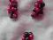 Malinki - kolczyki + wisiorek