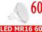 ŻARÓWKA 60 LED MR16 ŻARÓWKI DIODOWE SANQ 12V