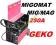 MIGOMAT 250 MIG/MAG GEKO 250A + RED + DRUT MIG MAG