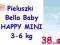 Pieluszki BELLA Happy MINI 3-6 kg 38 sztuk