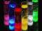 Świecące szklanki komplet 6 sztuk mix kolor