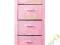 SZAFKA 4 SZUFLADY - RÓŻOWA (1635A)