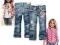 H&M śliczne jeansy z biedronką 92cm